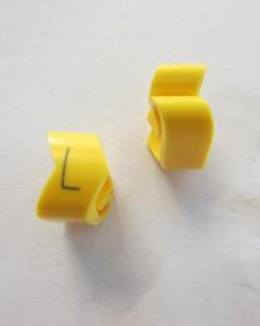 Cable noticeable clip 3-6 yellow/black L   diameter 8-16mm